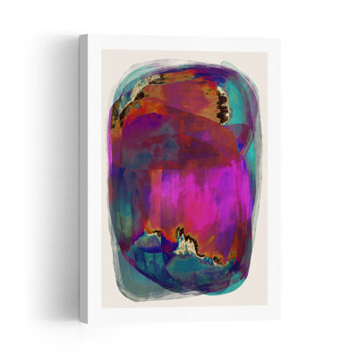 Vibrant Whirlwind Abstract Colorful Contemporary Wall Art Print