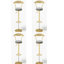 Ensemble de 1 tabourets de bar modernes, tabourets de bar réglables rembourrés en velours, chaises de bar à hauteur de comptoir avec dossier pour îlot de cuisine-686225026-737099407