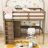 Kenessa Full Two Drawers Wood Loft Bed With Built-In Wardrobe, Desk And Shelves-1992209980