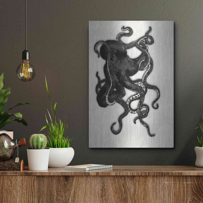 «Octopus» par Nicklas Gustafsson, art mural en métal