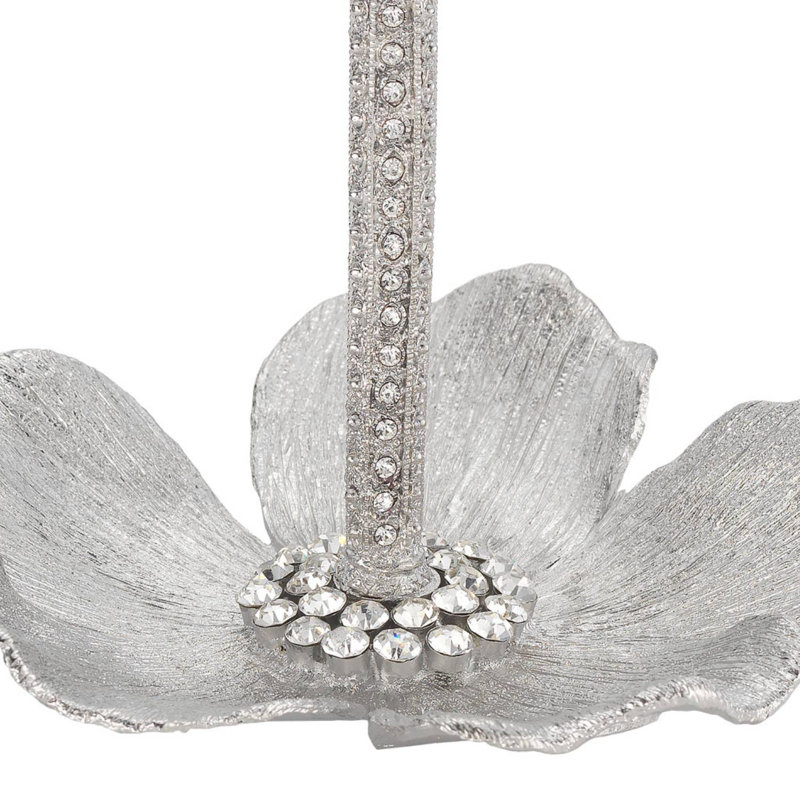 Botanica Metal Ring Holder, Silver