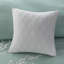 Housse de couette 100% coton pour lit double / grand lit - broderie corail fin et bordures découpées pour envoûtant-116012579