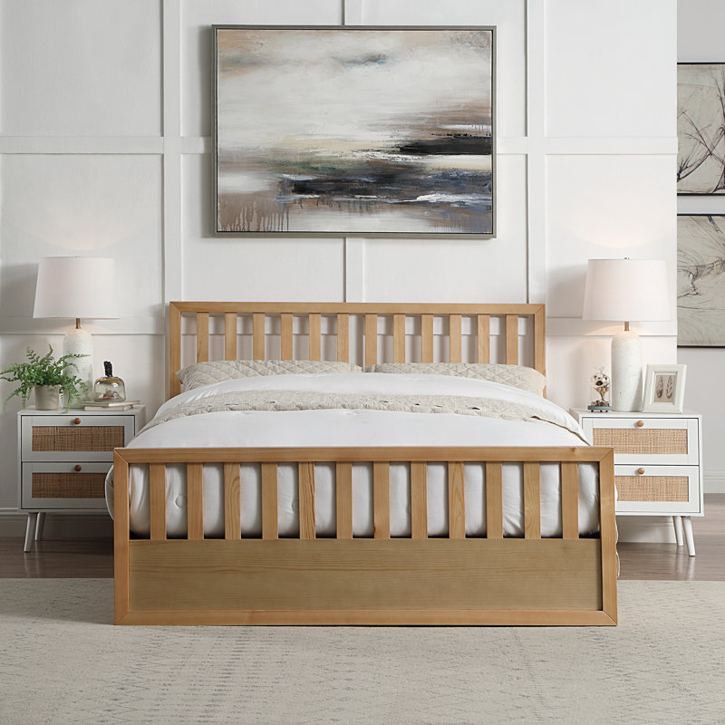 Ottoman Storage Bed, Brown, Double (4'6)