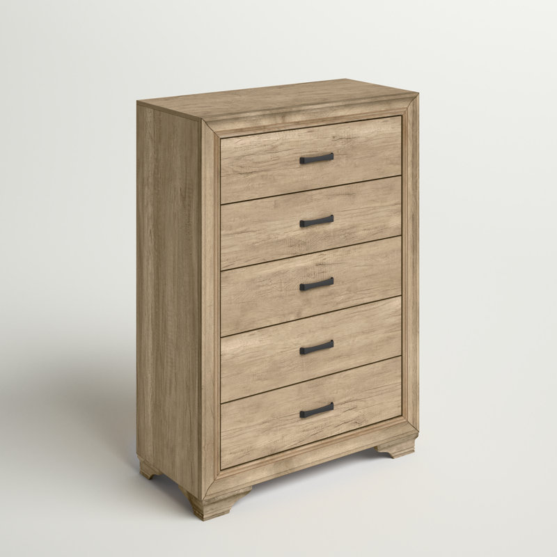 Commode 5 tiroirs Eleora