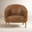 Enfield Barrel Chair Chair with Ottoman-207367861
