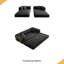 Canapé à compression de 78,8 po, canapé-lit convertible au sol avec accoudoirs de soutien pour dossier, canapé-lit futon confortable, causeuse modulaire désossée, tissu en velours côtelé-1548646746