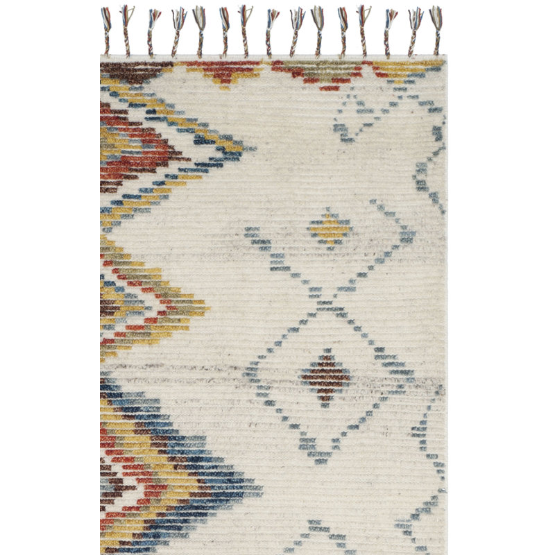 Tapis désert en laine, coton, noué à la main Lauren Ralph Lauren Nahla, Tapis de couloir 2 pi 3 po x 8 pi