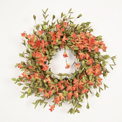 24" Handcrafted Forsythia No Holiday Wreath