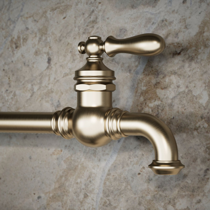 Artifacts® Single-Hole Wall-Mount Pot Filler, Brushed Bronze