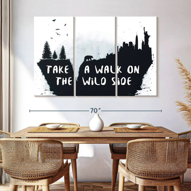Tergel Walk On The Wild Side, H 42 po x l 65 po