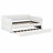 Multifunctional Upholstered Platform Bed Frame Featuring USB Ports And Convenient Trundle-1491971499