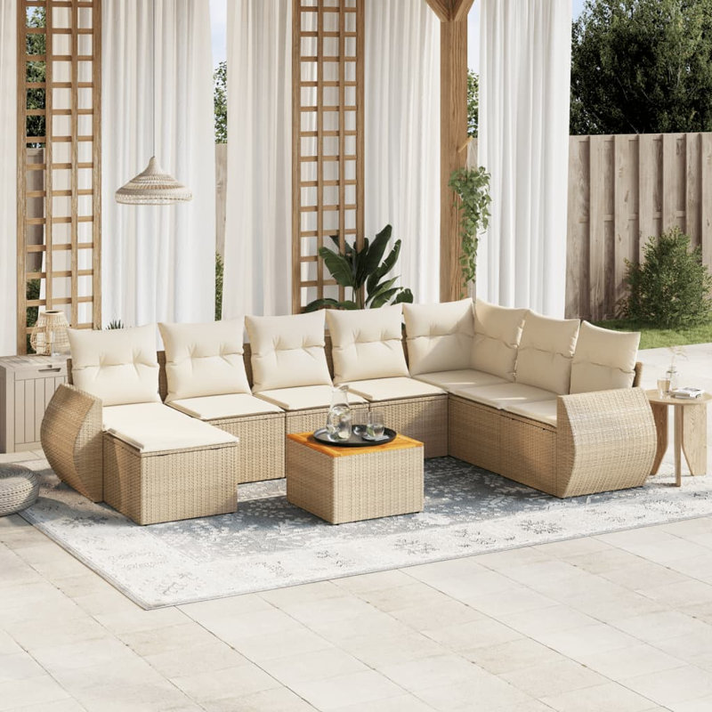 Ensemble de canapé de jardin Vidaxl