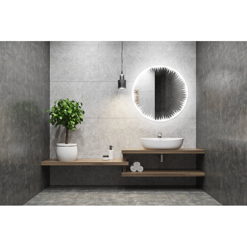 Miroirs DEL Flame 24 ", H 24 po x l 24 po