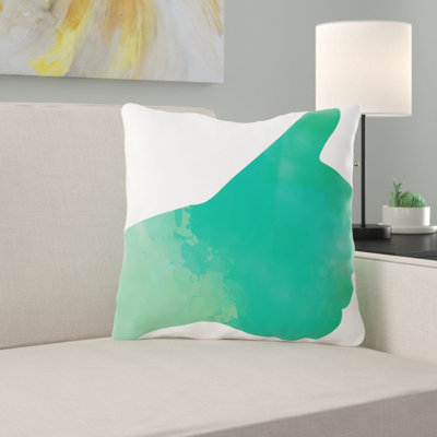 Prout Watercolour Throw Pillow