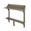 Outdoor Acacia Wood Balcony Bar Table, Gray Finish