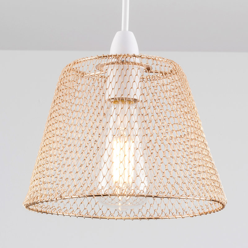 16cm H Metal Bell Lamp Shade ( Screw On ), Gold
