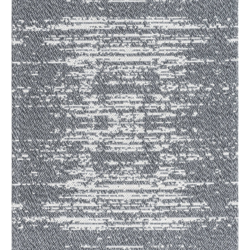 Cotton Abstract Indoor Rug, Rectangle 2'2" x 3'