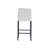 Comfortable And Stylish PU Leather Bar Stools With Footrest, Ideal For Kitchen And Living Room Use.