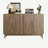Wood Storage Cabinet with Adjustable Shelf