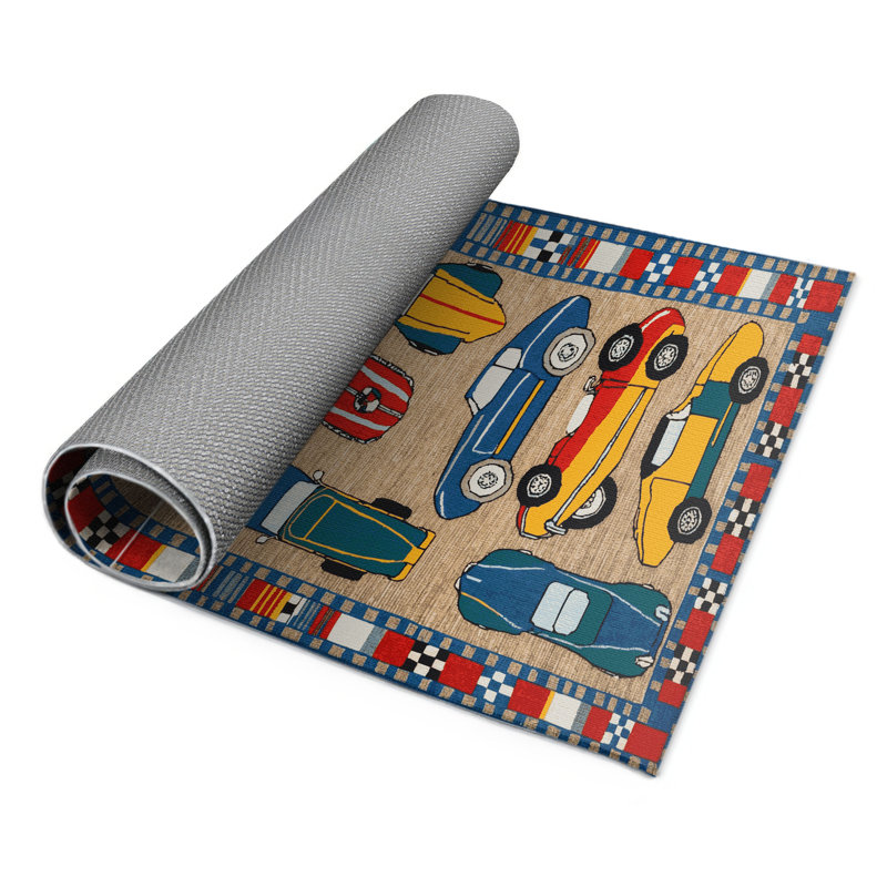 Tapis intérieur et extérieur beige Transport, Rectangle 4pi x 6 pi