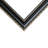 Rinalda White/Gold Solid Wood Picture Frame with Mat-1972521025