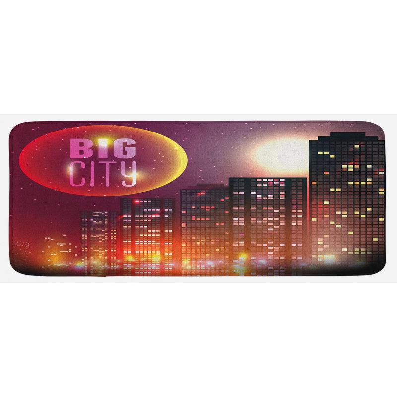 Modern & Contemporary Polyester Kitchen Mat