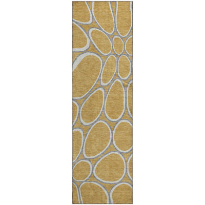 Premium Machine Washable Corry AMF1041 Circles Rug