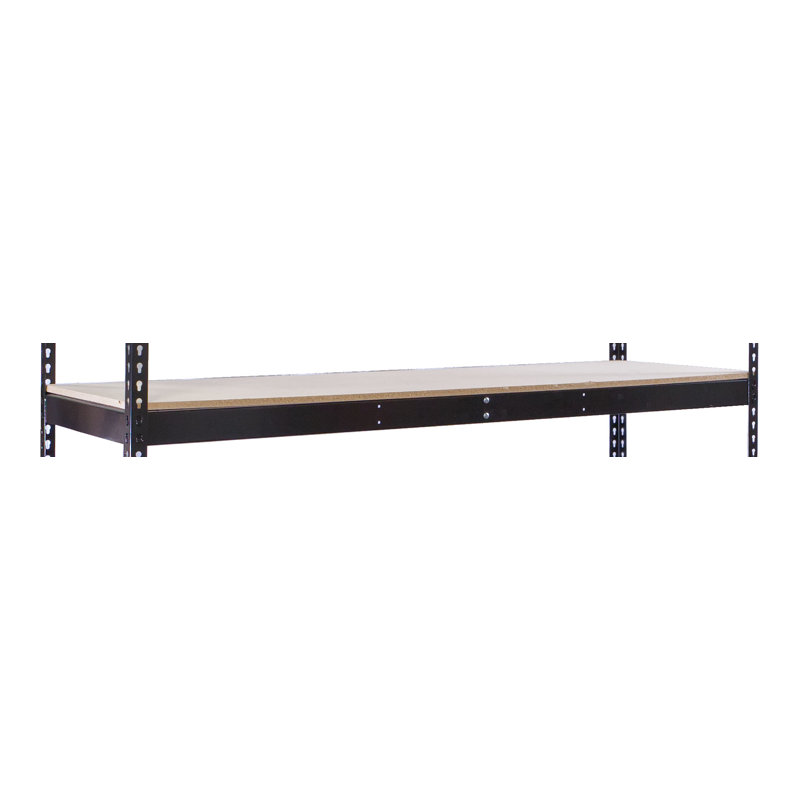Étagère déroulante sans boulon à rivet double rivetwel, L 72 po x P 48 po