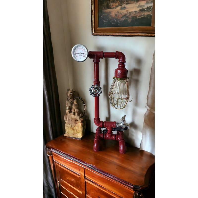 Lampe de table rouge 18 po Madrid