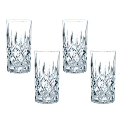 12.7 Oz Longdrink Glasses, Set of 4