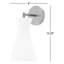 Applique murale en acier Langford-88045043