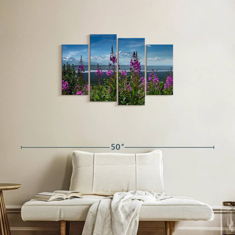 Harnek Denali Fireweeds, H 22 po x l 36 po