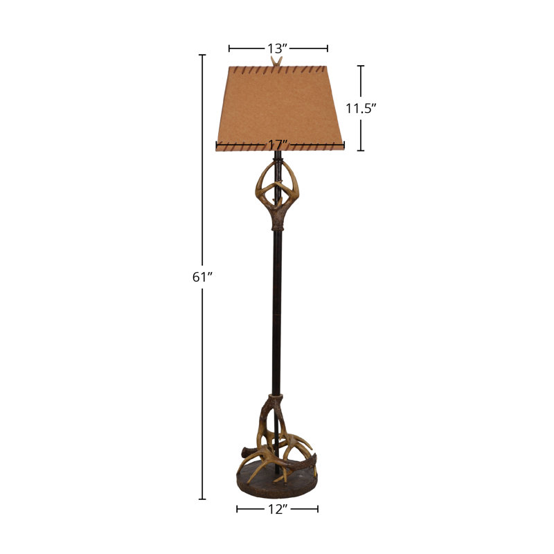 Polyresin 61" Floor Lamp