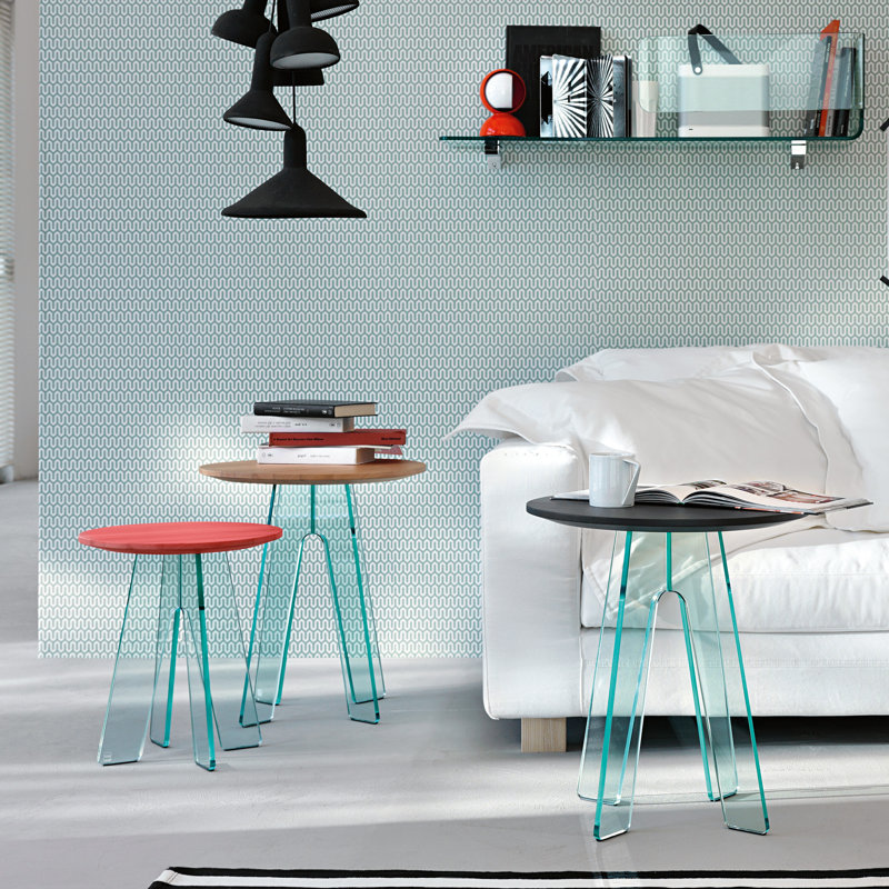 Bellino End Table, Anthracite, 55 cm H x 50 cm W x 50 cm D