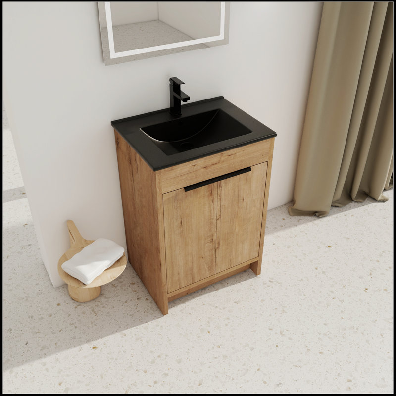 Meuble-lavabo simple avec plateau Sukari 24,00