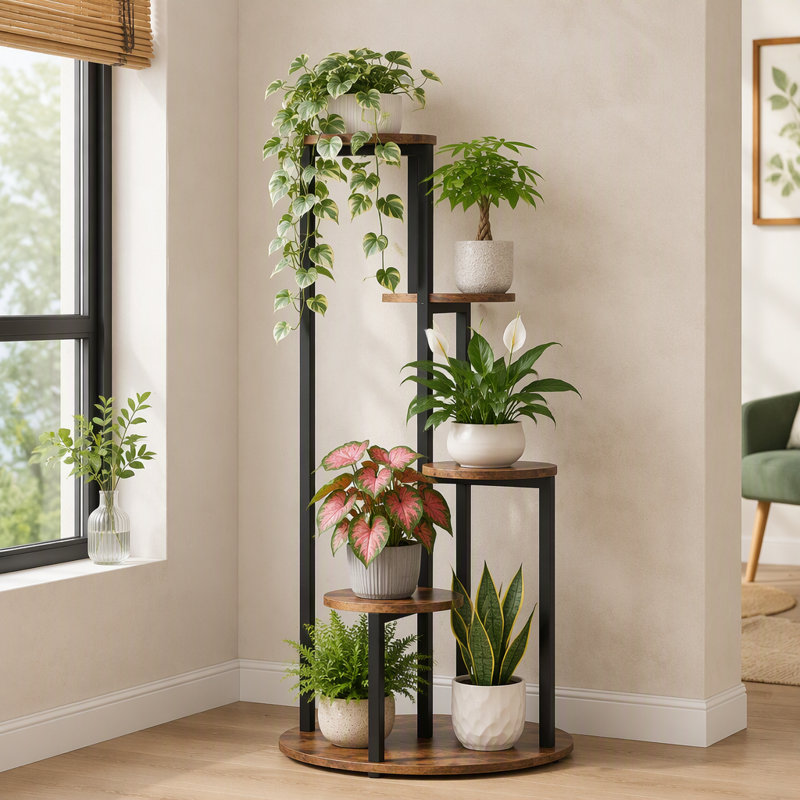 Support pour plante à 4 niveaux