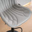 Swivel Upholstered Adjustable Height Counter Stool with Metal Frame-1509911644