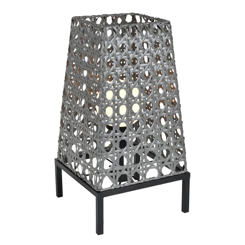 Lampe de table d'extérieur 1 lumière de 27 po Carus - Gris