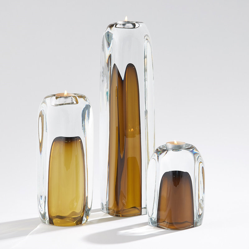 Glass Table Vase, Overall Height-  6"