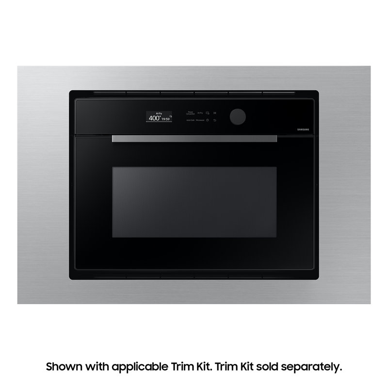 Samsung 1.2 cu. ft. Countertop Microwave with Power Convection in Black Glass