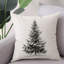  Housse de coussin géométrique en lin