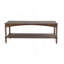 Vintage-Inspired Wood Coffee Table With Turned Legs And Spacious Lower Shelf For Elegant Living Rooms