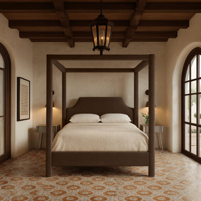 Dawson Velvet Upholstered Bed