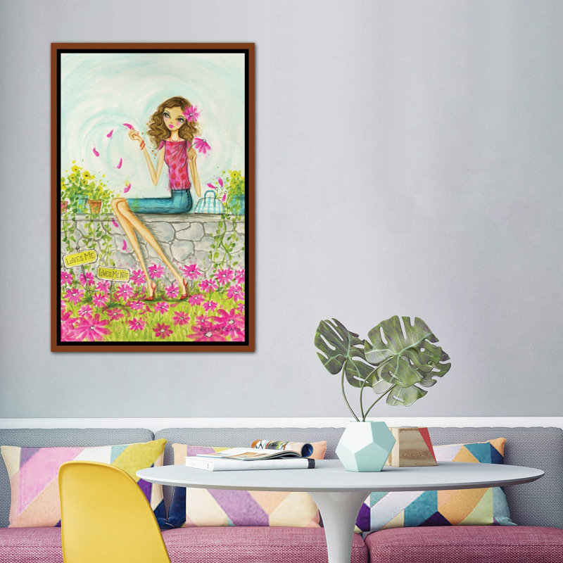 Printemps à Summerside # 4, art, H 60 po x l 40po x P 1,5 po, Toile avec cadre en bois classique