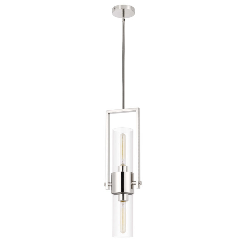 Luminaire suspendu cylindrique simple à 1 lumière Tylann