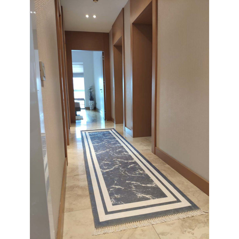 Tapis Masanao avec envers antidérapant, Tapis de couloir 3 pi 3 po x 9 pi 2 po