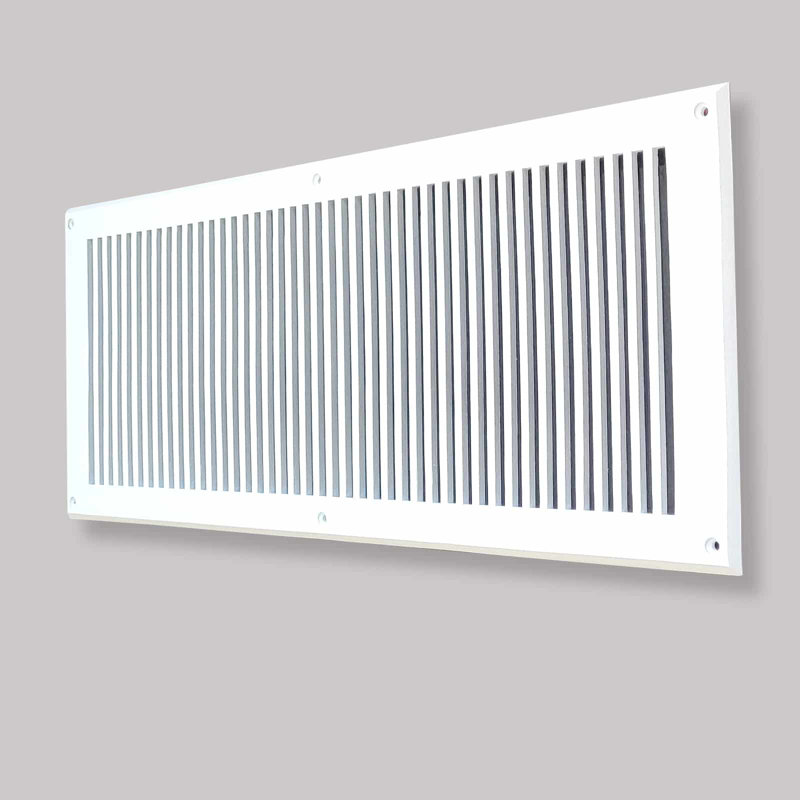 Grille murale en aluminium, Blanc