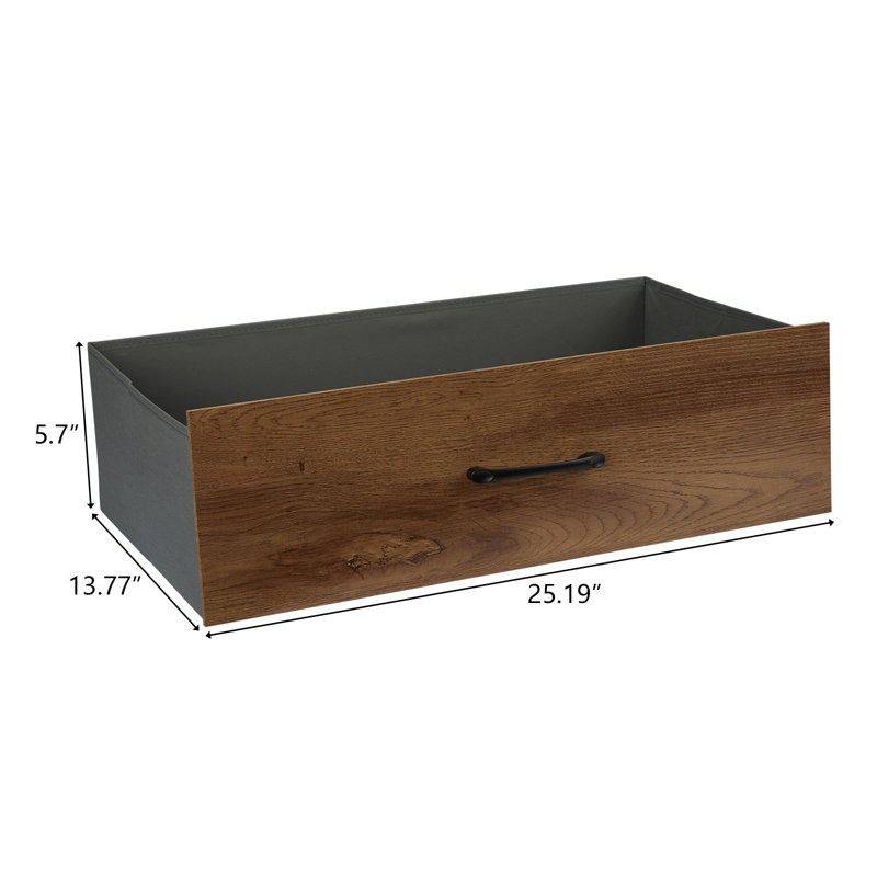 Teddy 27.55'' W 5 - Drawer Dresser, Tan