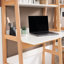 LINDHOLM ladder desk with shelves