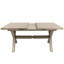 Table de salle à manger d'extérieur avec trou pour parasol